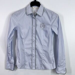 Coast Weber Akaus button down cotton casual shirt size 8